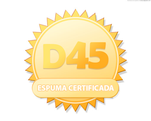 Selo D45 de espuma certificada